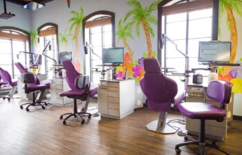 treatment room at Schatz Orthodontics